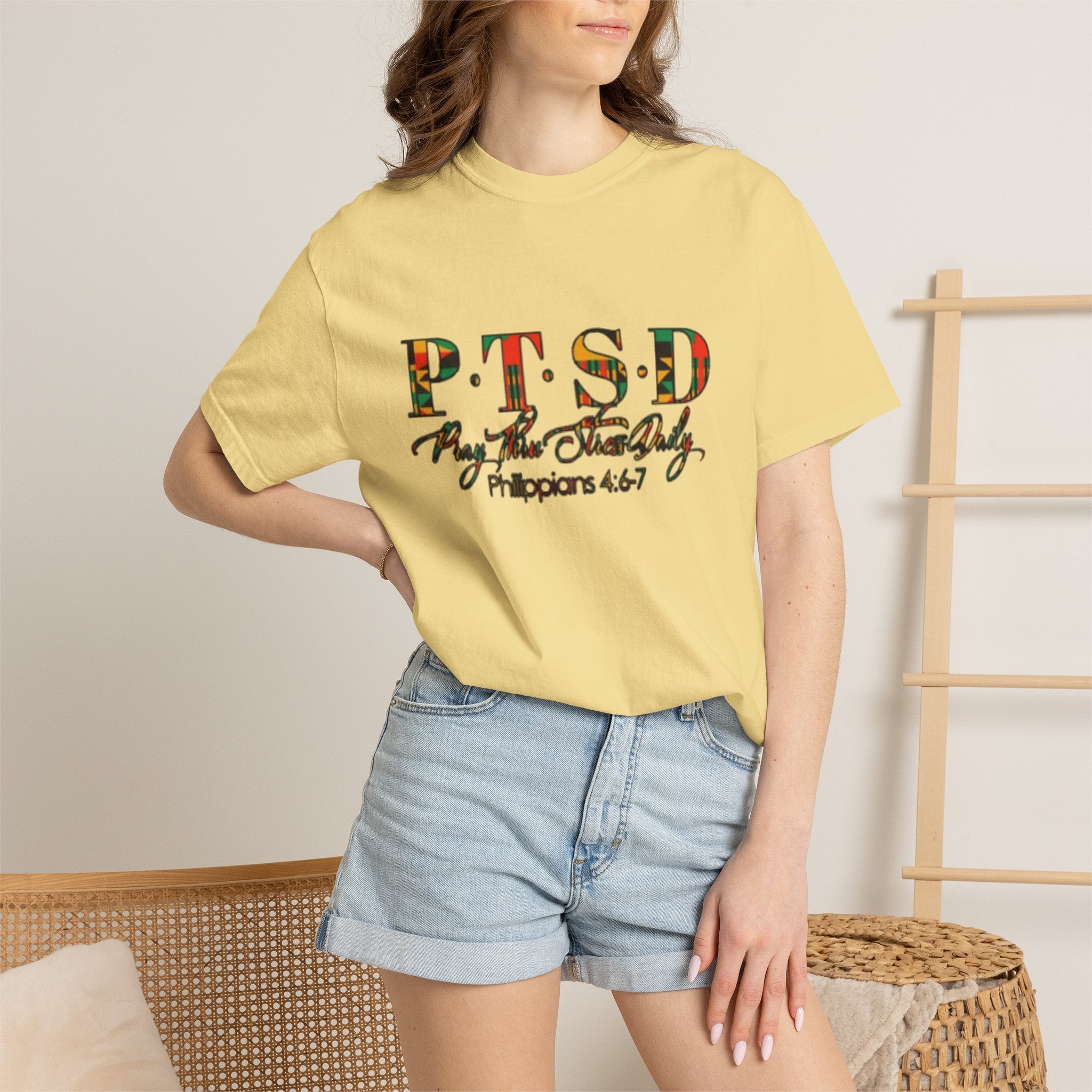 PTSD Ancestry Series  – Philippians 4:6-7 Inspirational Tee