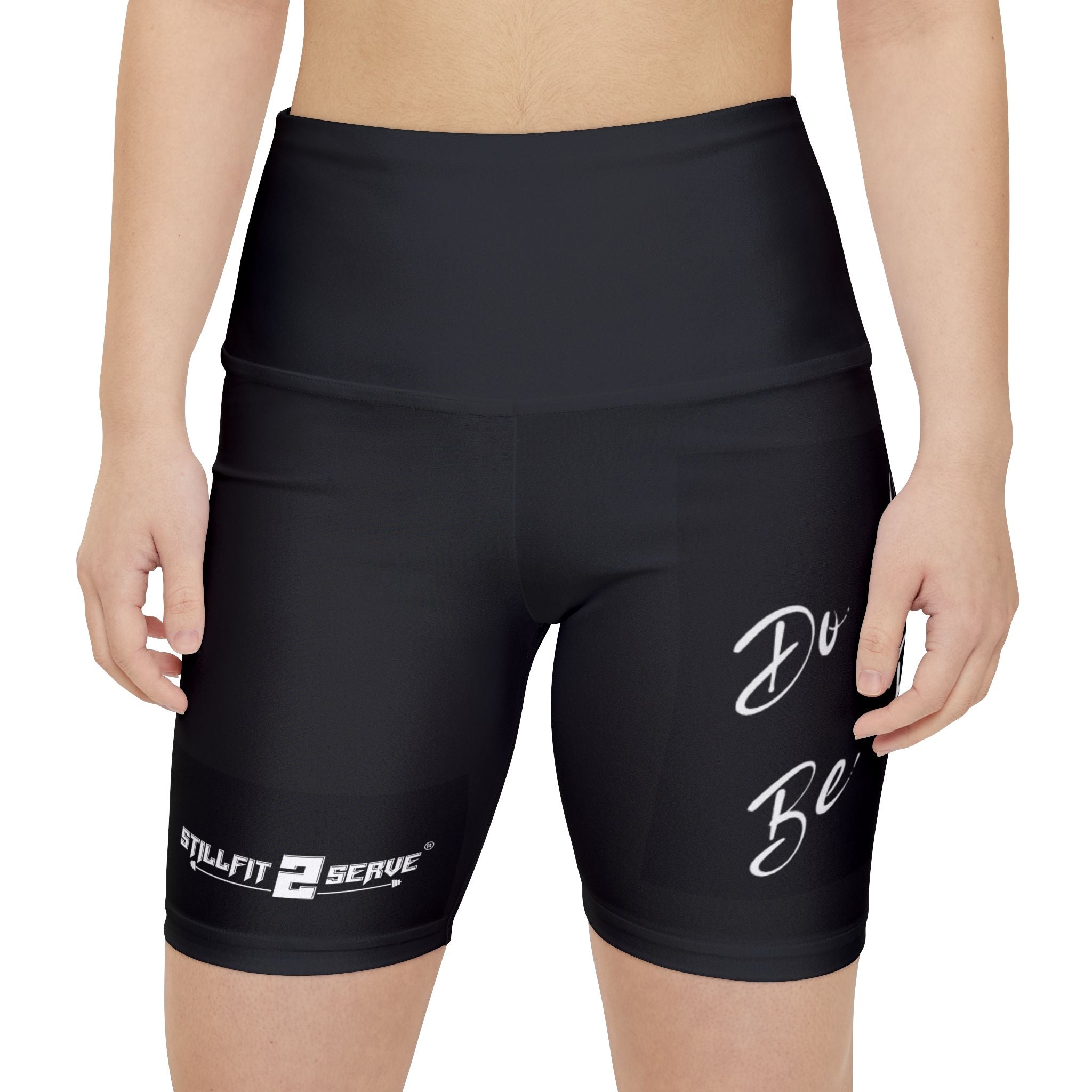 Women's Motivational Workout Shorts — "Do More, Be Better"