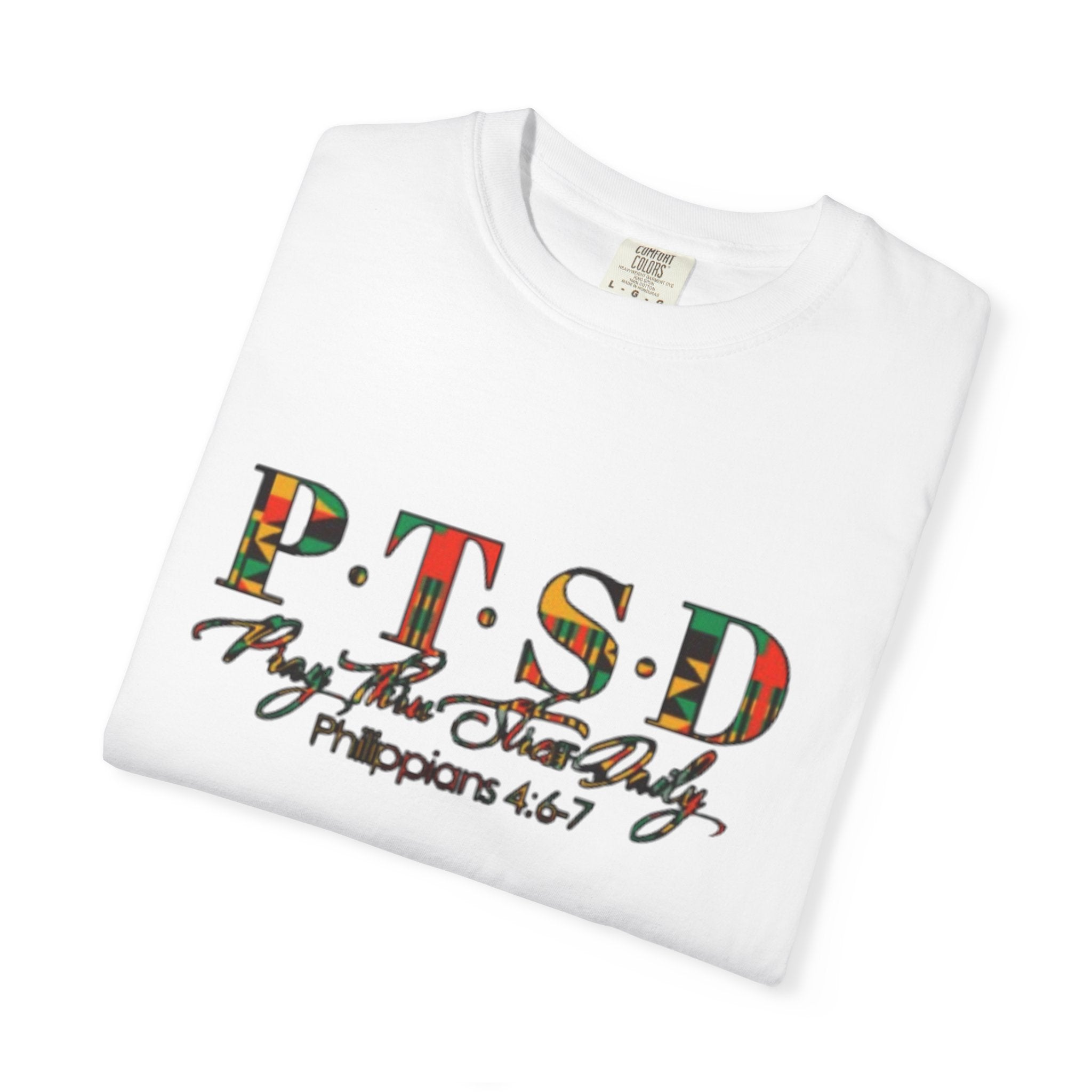 PTSD Ancestry Series  – Philippians 4:6-7 Inspirational Tee