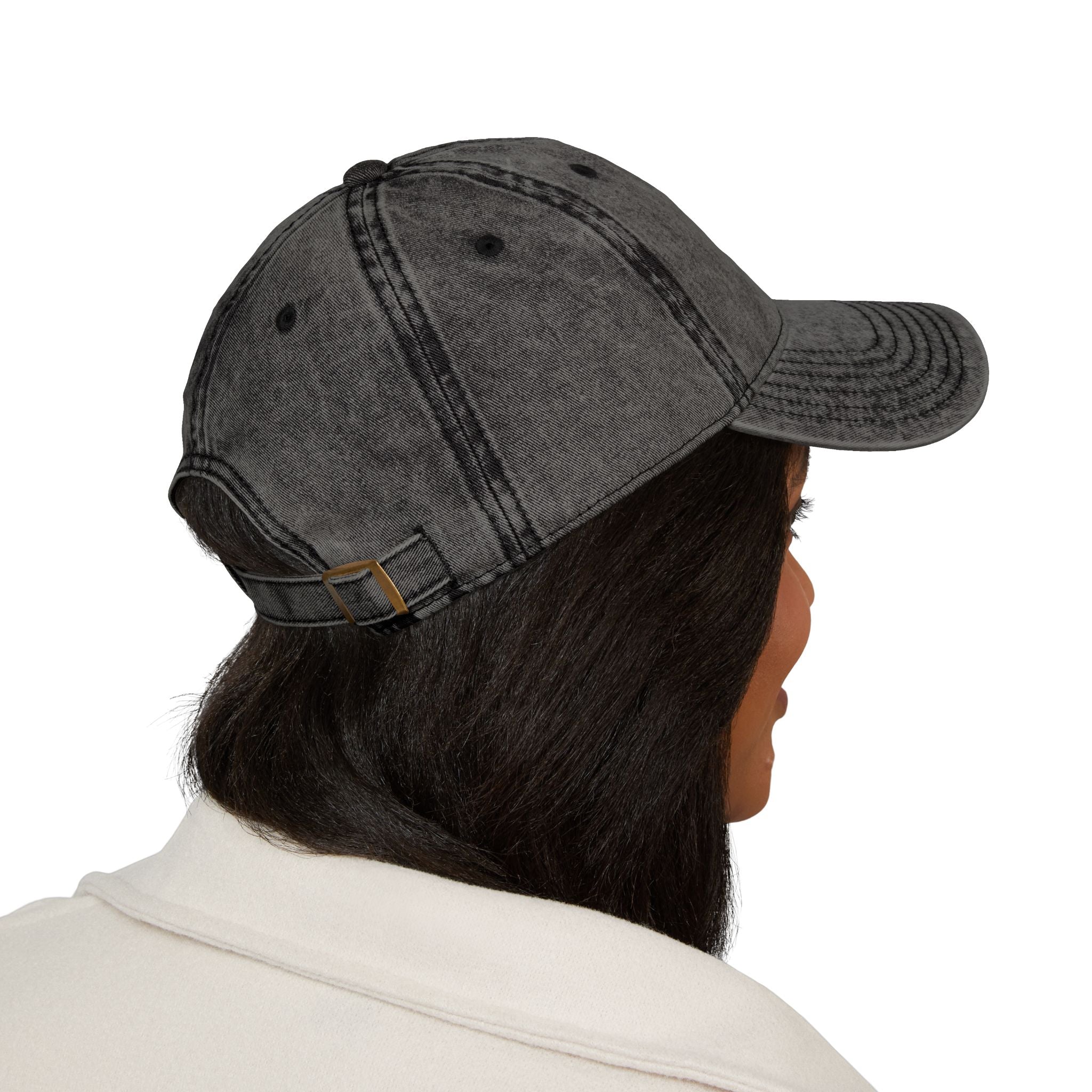 Vintage Embroidered Cap — Retro Burden Bearer