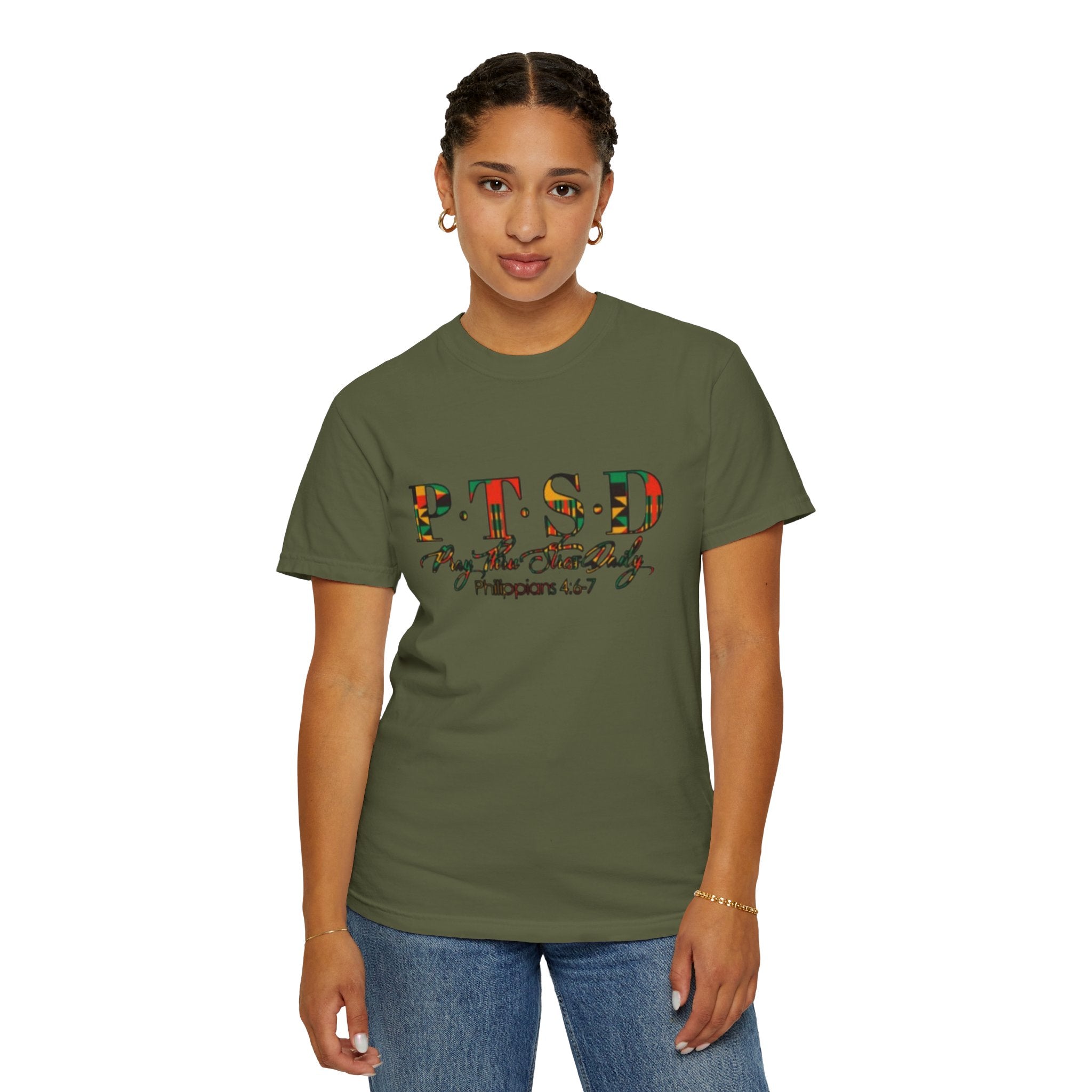 PTSD Ancestry Series  – Philippians 4:6-7 Inspirational Tee