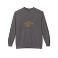 Crewneck Sweatshirt — "Still I Serve" Gold Rose Hebrew Design