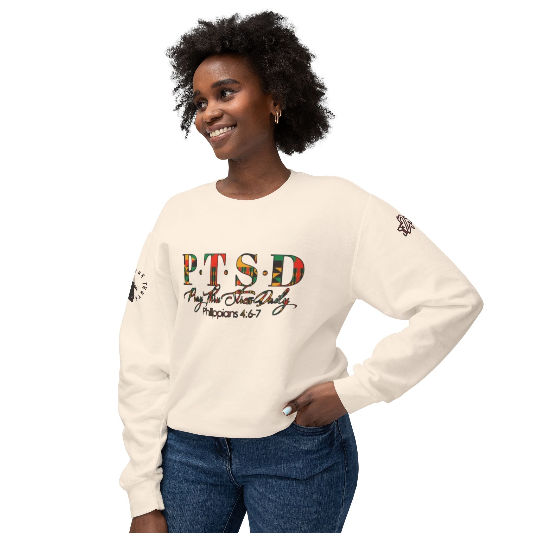 PTSD  Ancestry Series  – Inspirational Faith-Based Crewneck