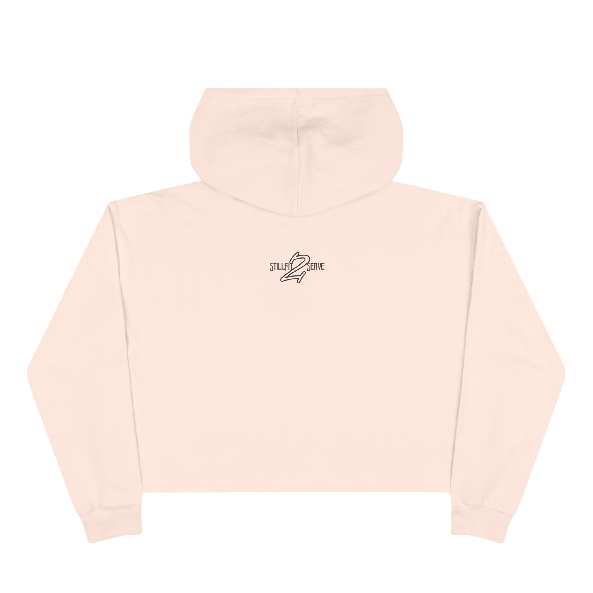 Crop Hoodie — 'P.T.S.D Pray. Thru Strees Daily.