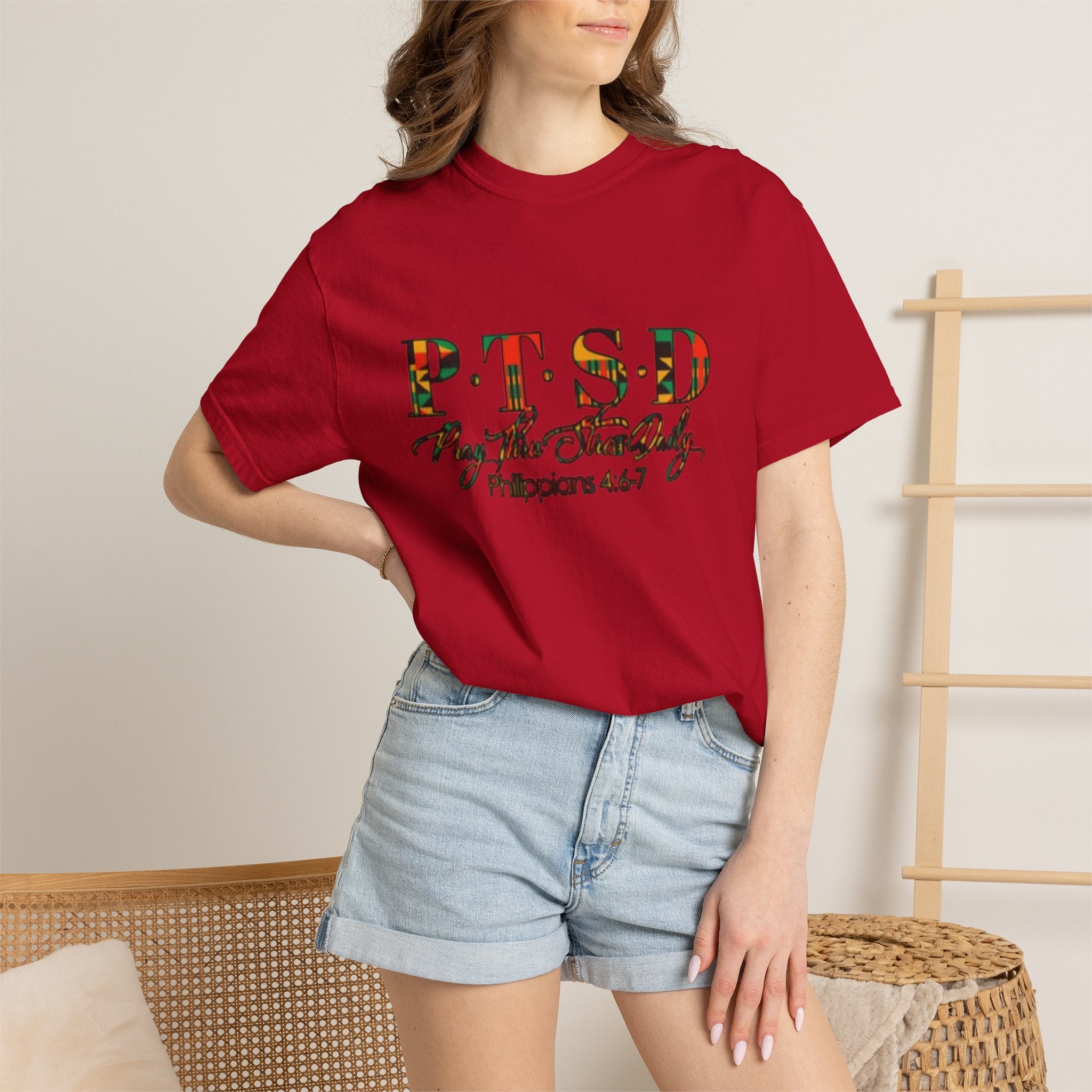 PTSD Ancestry Series  – Philippians 4:6-7 Inspirational Tee