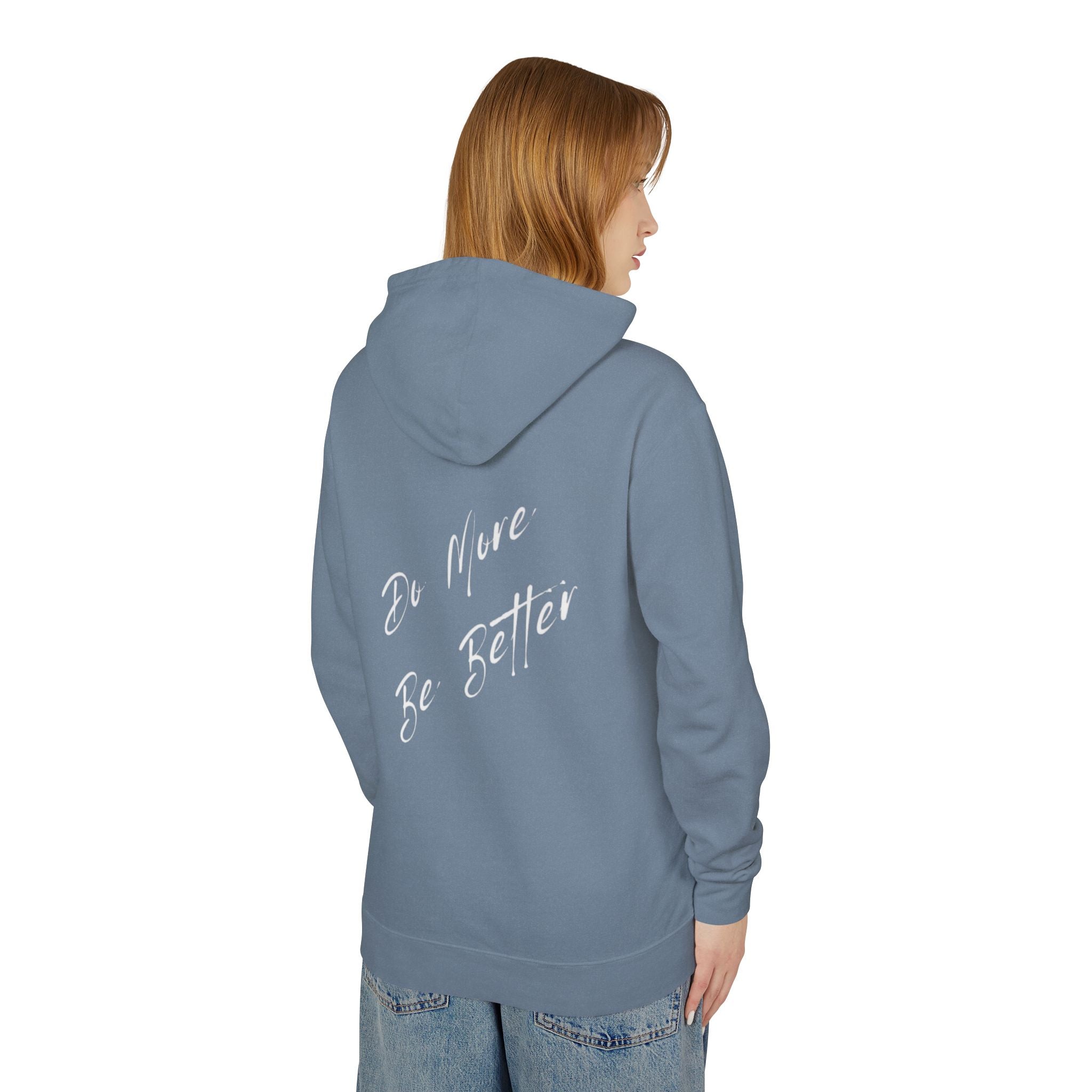 Make A Statement  — 'Do More Be Better' Minimal Script Back Print