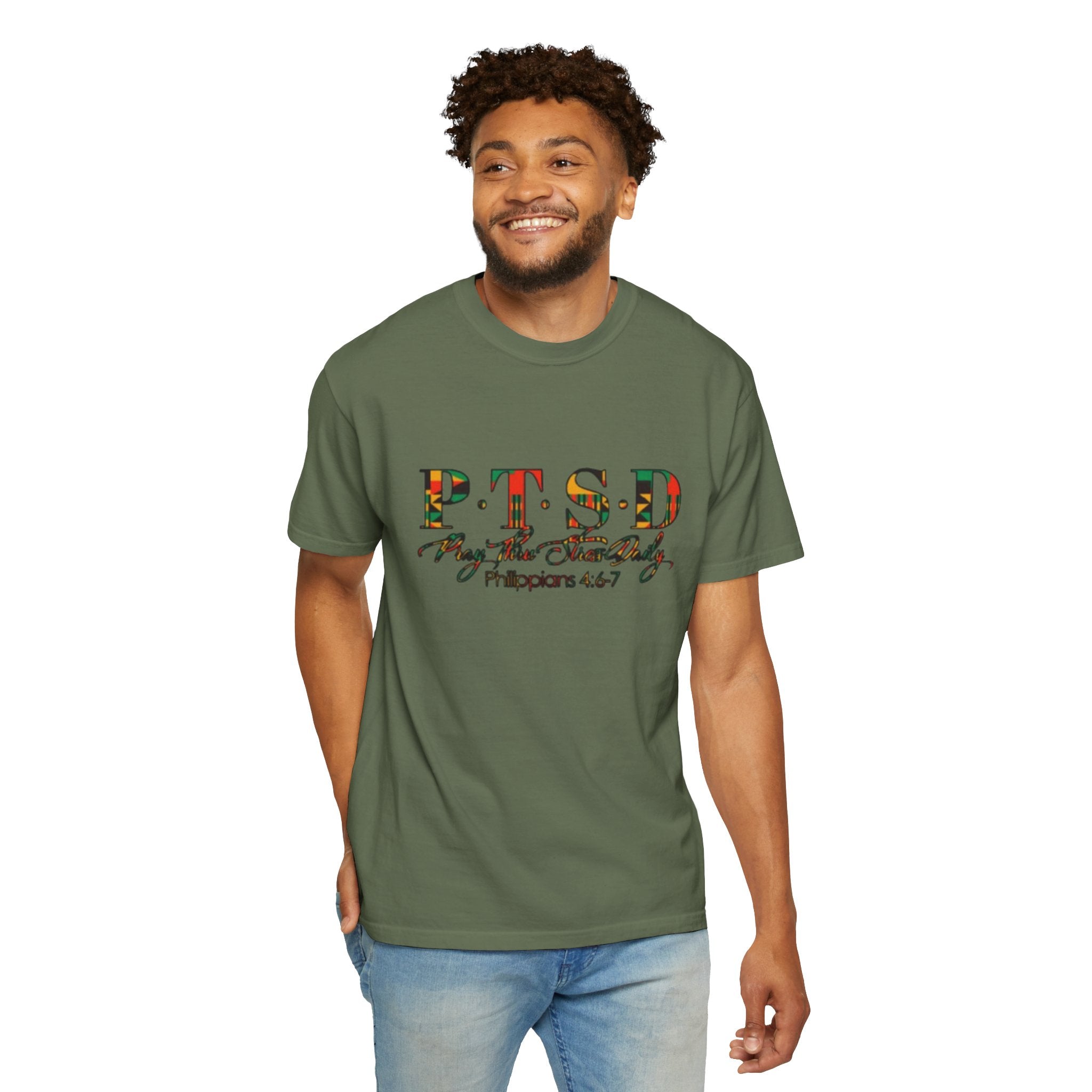 PTSD Ancestry Series  – Philippians 4:6-7 Inspirational Tee