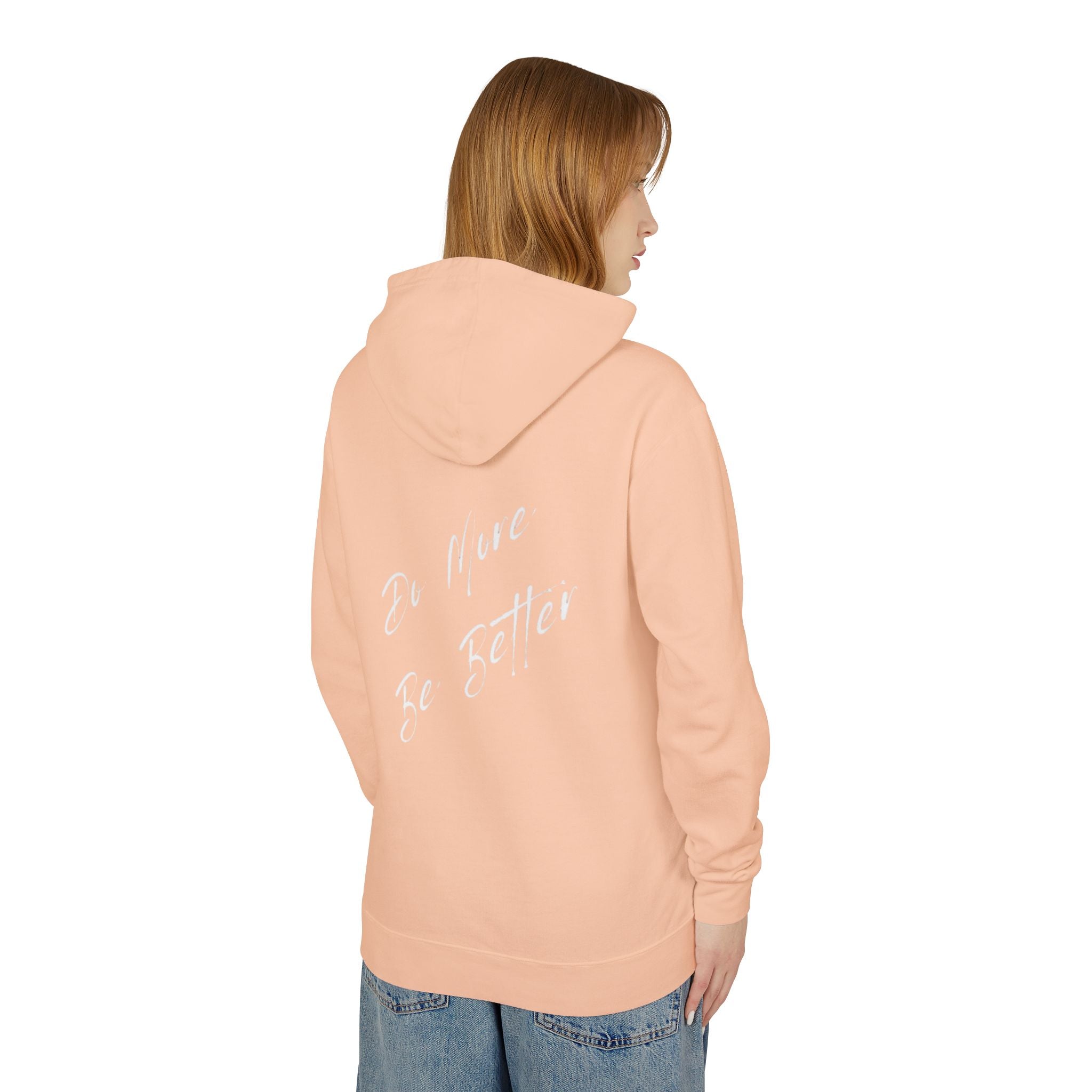 Make A Statement  — 'Do More Be Better' Minimal Script Back Print