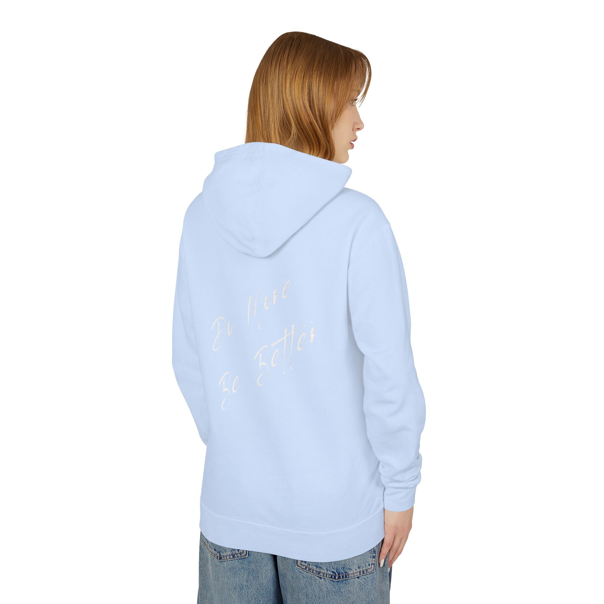 Make A Statement  — 'Do More Be Better' Minimal Script Back Print
