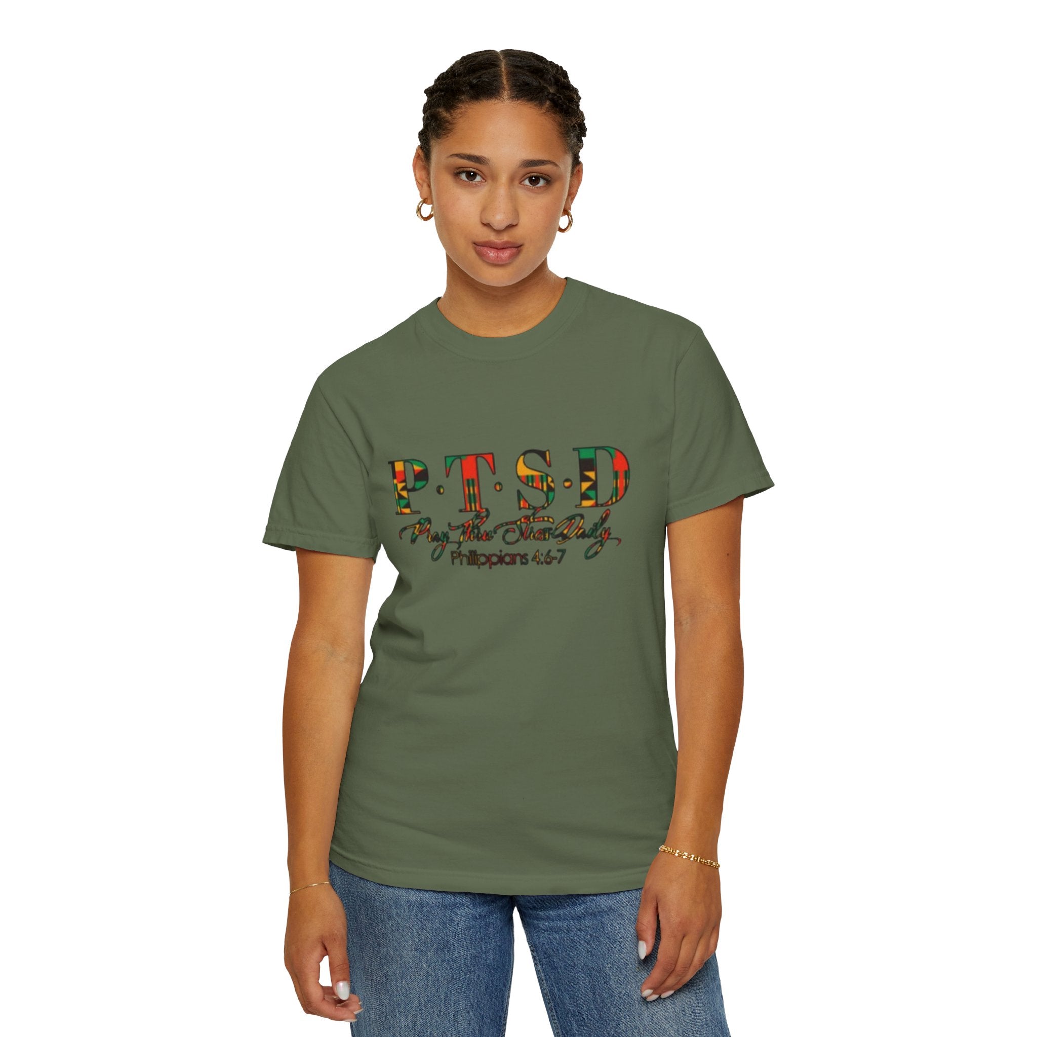 PTSD Ancestry Series  – Philippians 4:6-7 Inspirational Tee