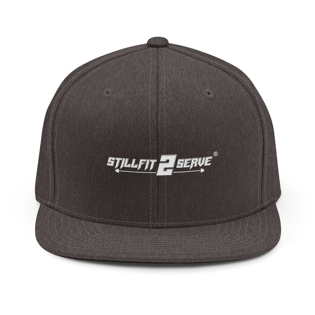 StillFit2Serve Snapback Hat — Athletic Logo Flat-Brim Cap