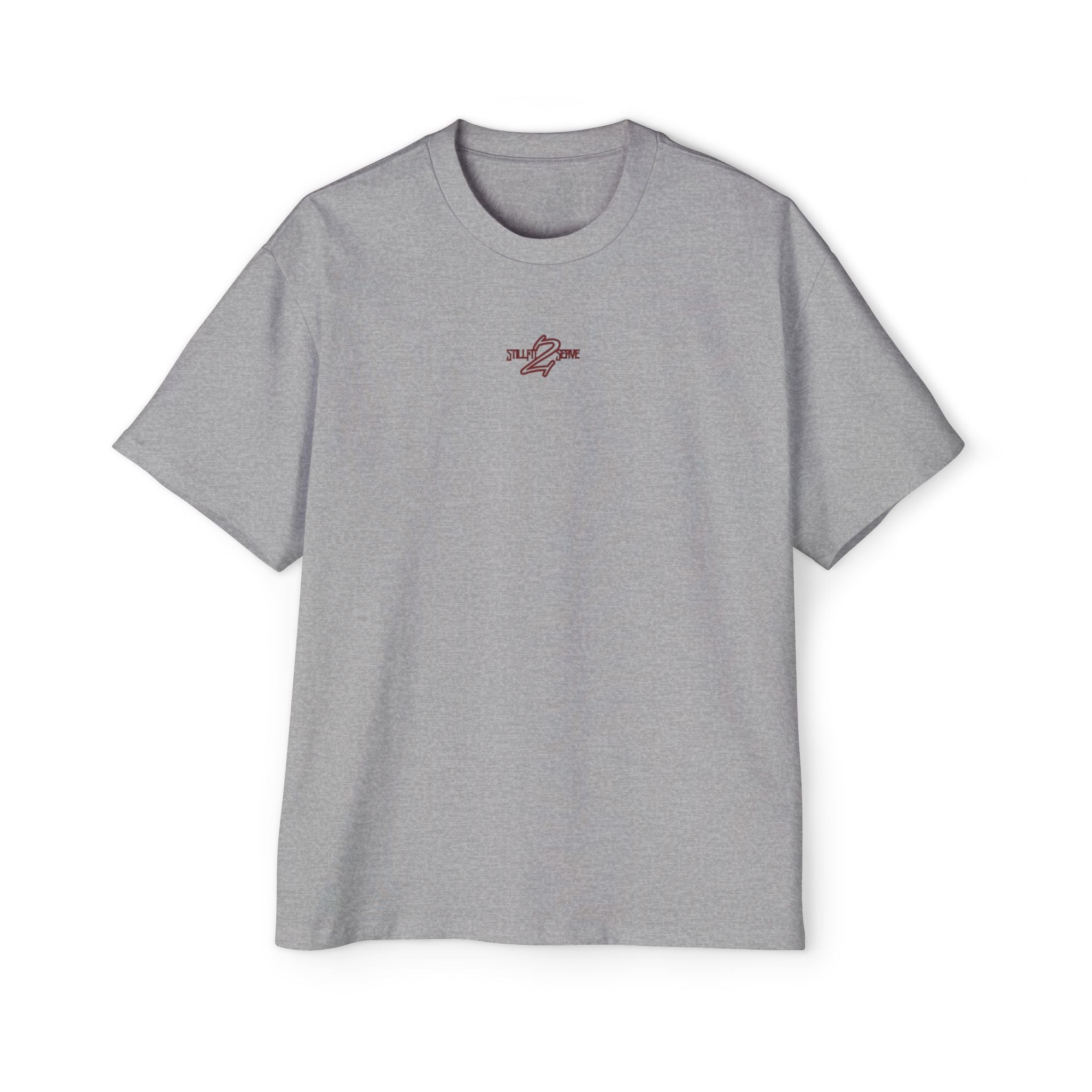 Rose Emblem Tee — Men's Oversized T-Shirt with Gothic Rose Back Print