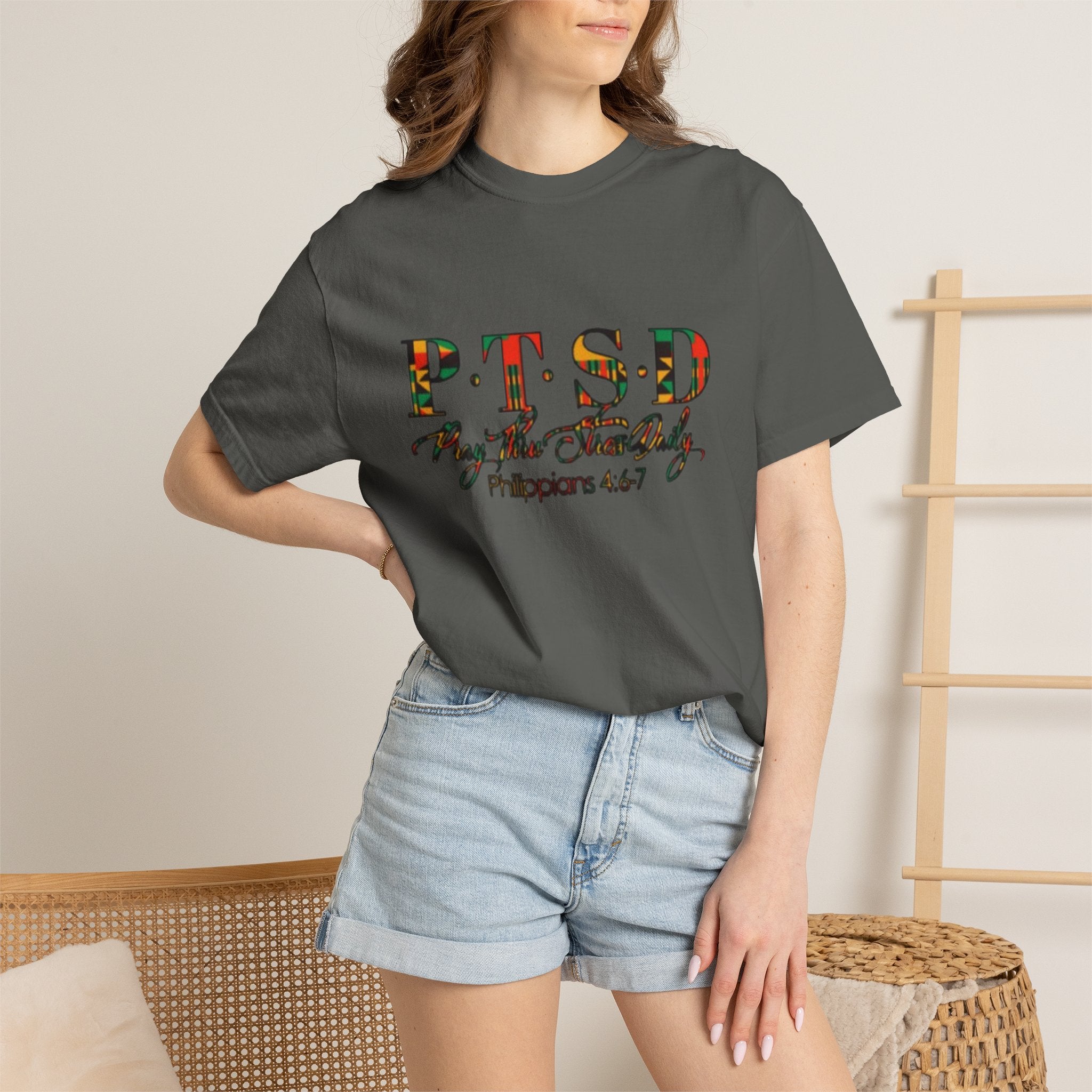 PTSD Ancestry Series  – Philippians 4:6-7 Inspirational Tee