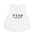 PTSD Pray Thru Stress Daily Crop Top — Christian Inspirational Women’s Tank