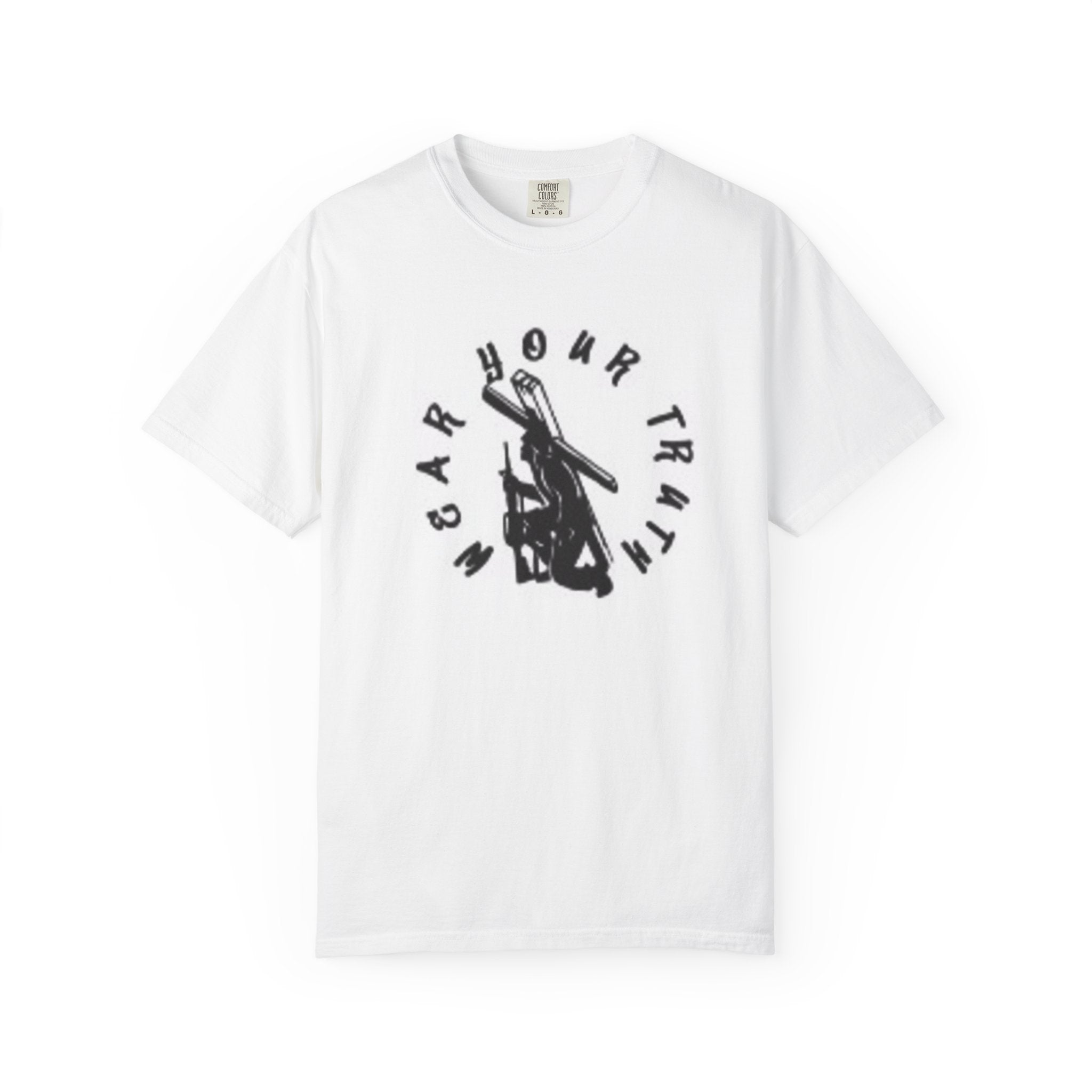 Guitar Graphic Tee | Vintage Hand-Drawn Guitar Illustration T-Shirt
