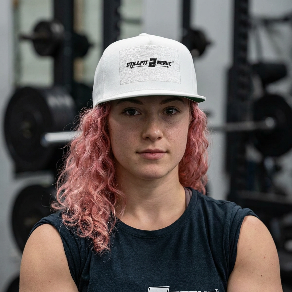 Flat Bill Cap — Embroidered 'Multi 2 Serve' Logo Snapback