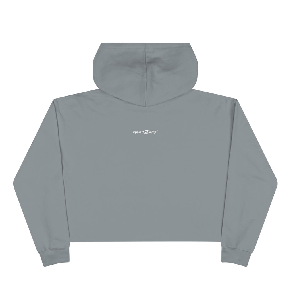 Do More Be Better Crop Hoodie | Motivational Script Graphic