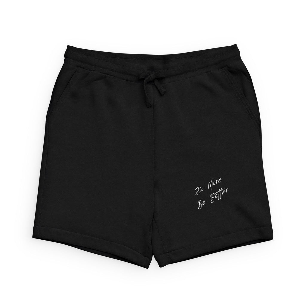 Sponge Fleece Sweatshorts — 'Do More Be Better' Embroidered Lounge Shorts