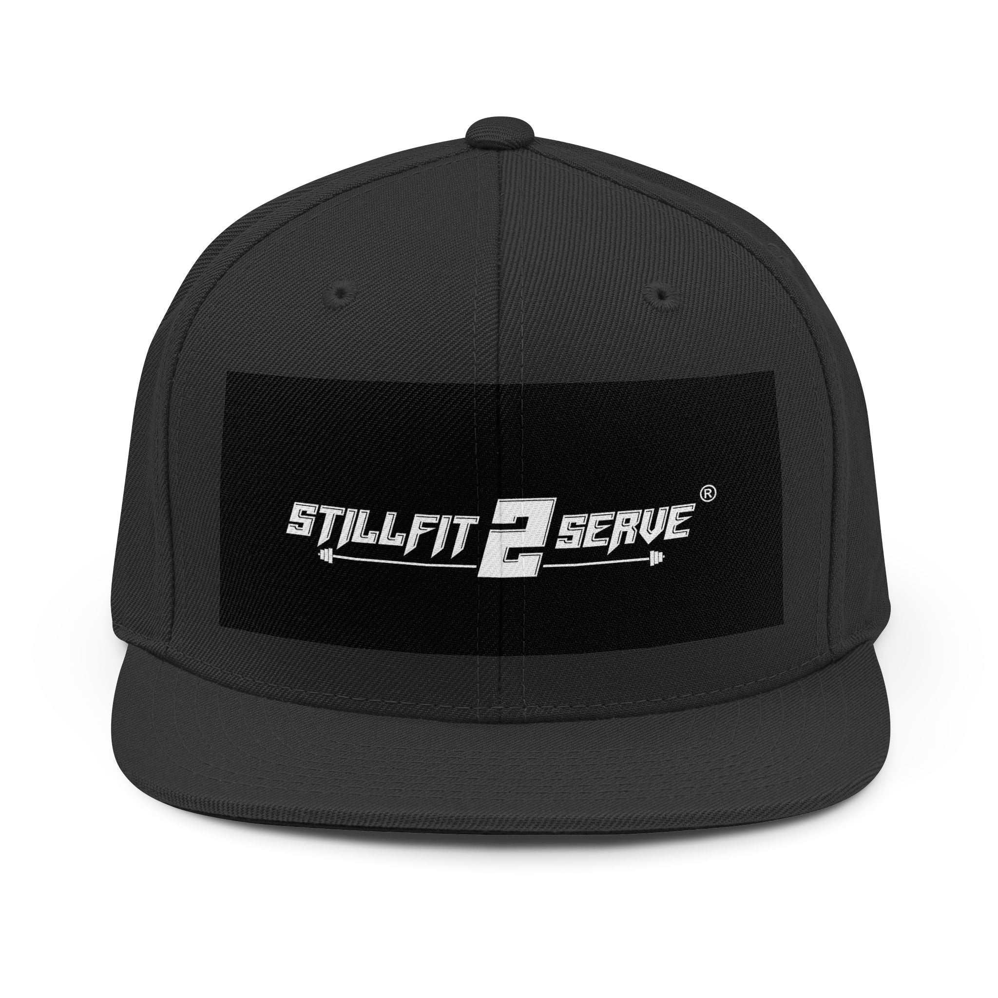 StillFit2Serve Snapback Hat — Athletic Logo Flat-Brim Cap