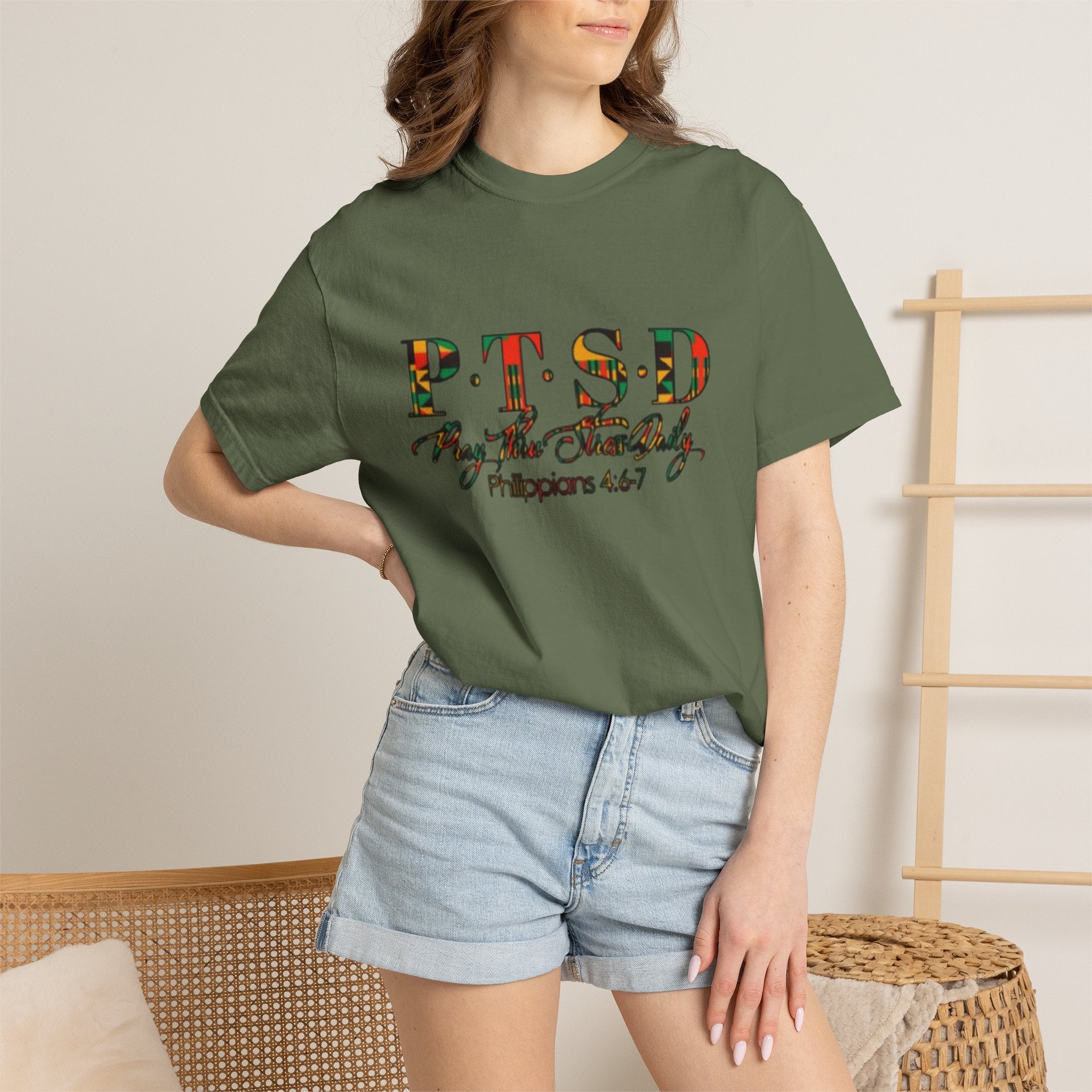 PTSD Ancestry Series  – Philippians 4:6-7 Inspirational Tee