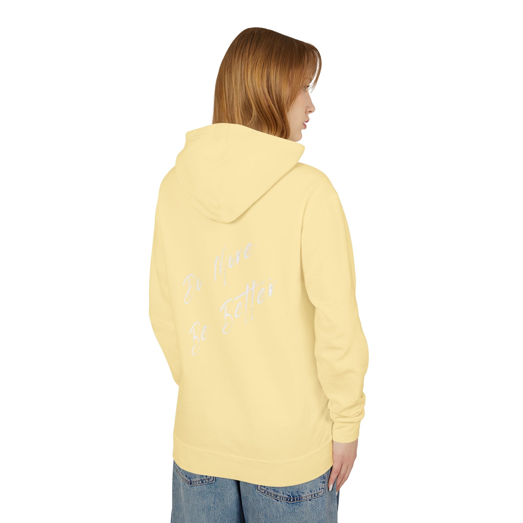 Make A Statement  — 'Do More Be Better' Minimal Script Back Print