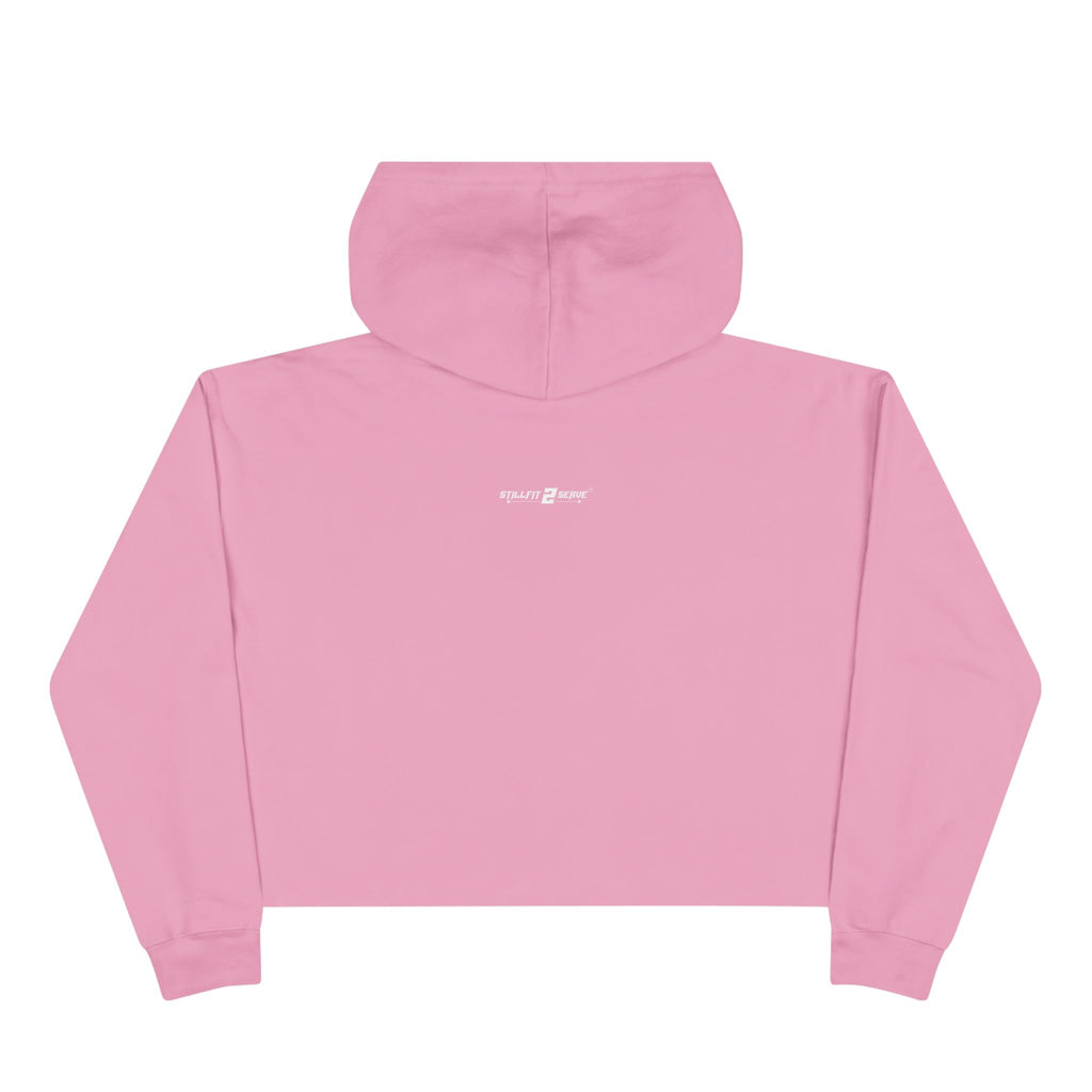 Do More Be Better Crop Hoodie | Motivational Script Graphic