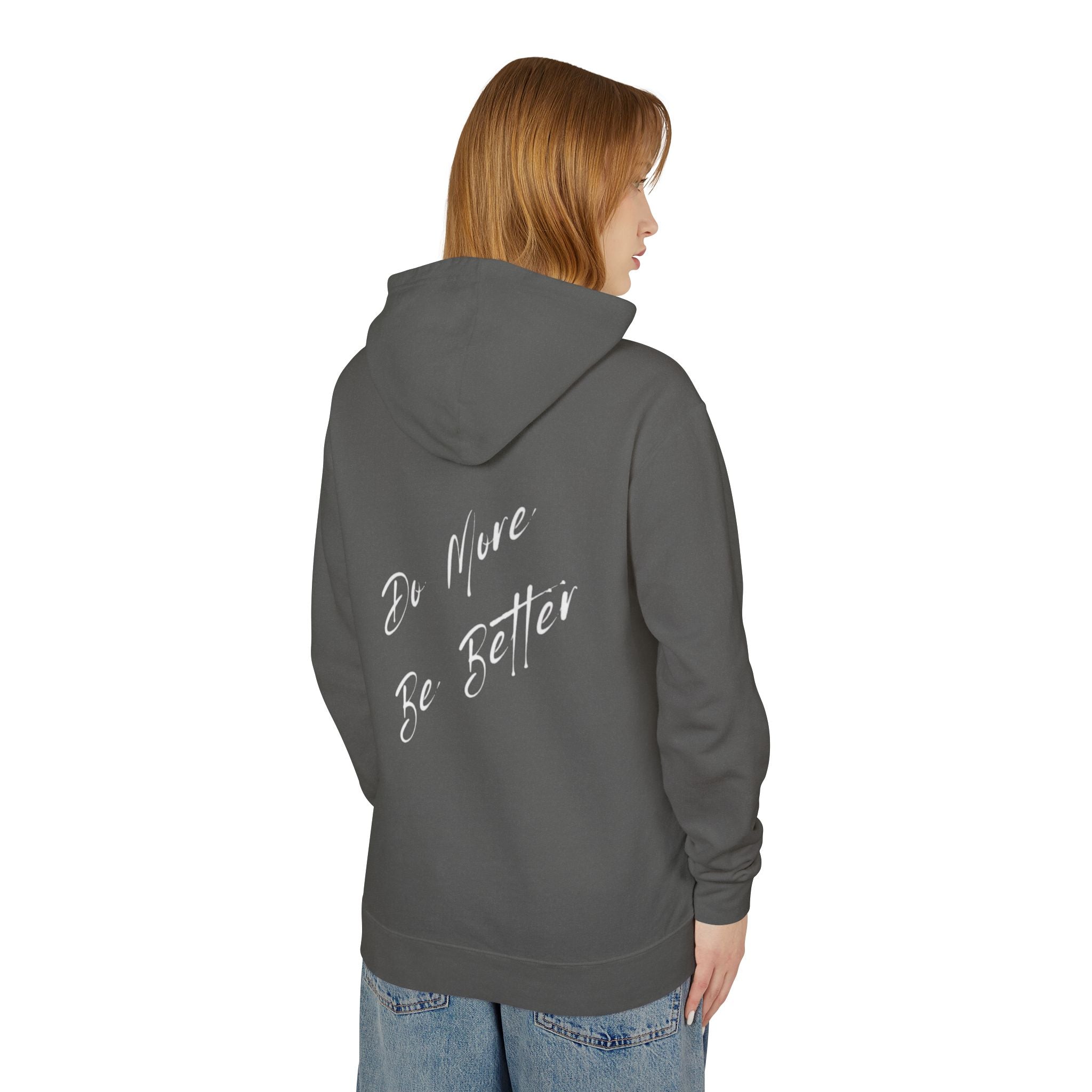 Make A Statement  — 'Do More Be Better' Minimal Script Back Print