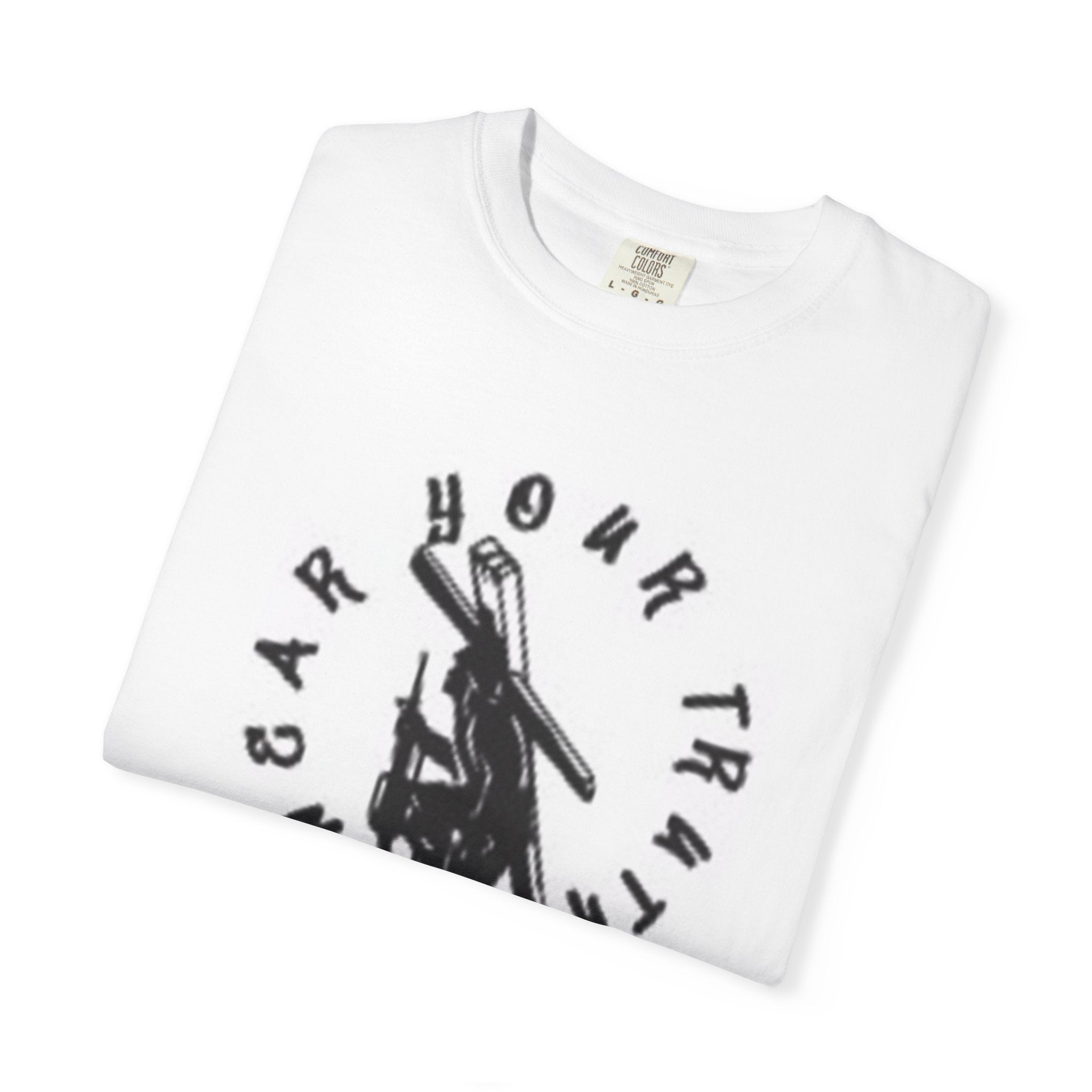 Guitar Graphic Tee | Vintage Hand-Drawn Guitar Illustration T-Shirt