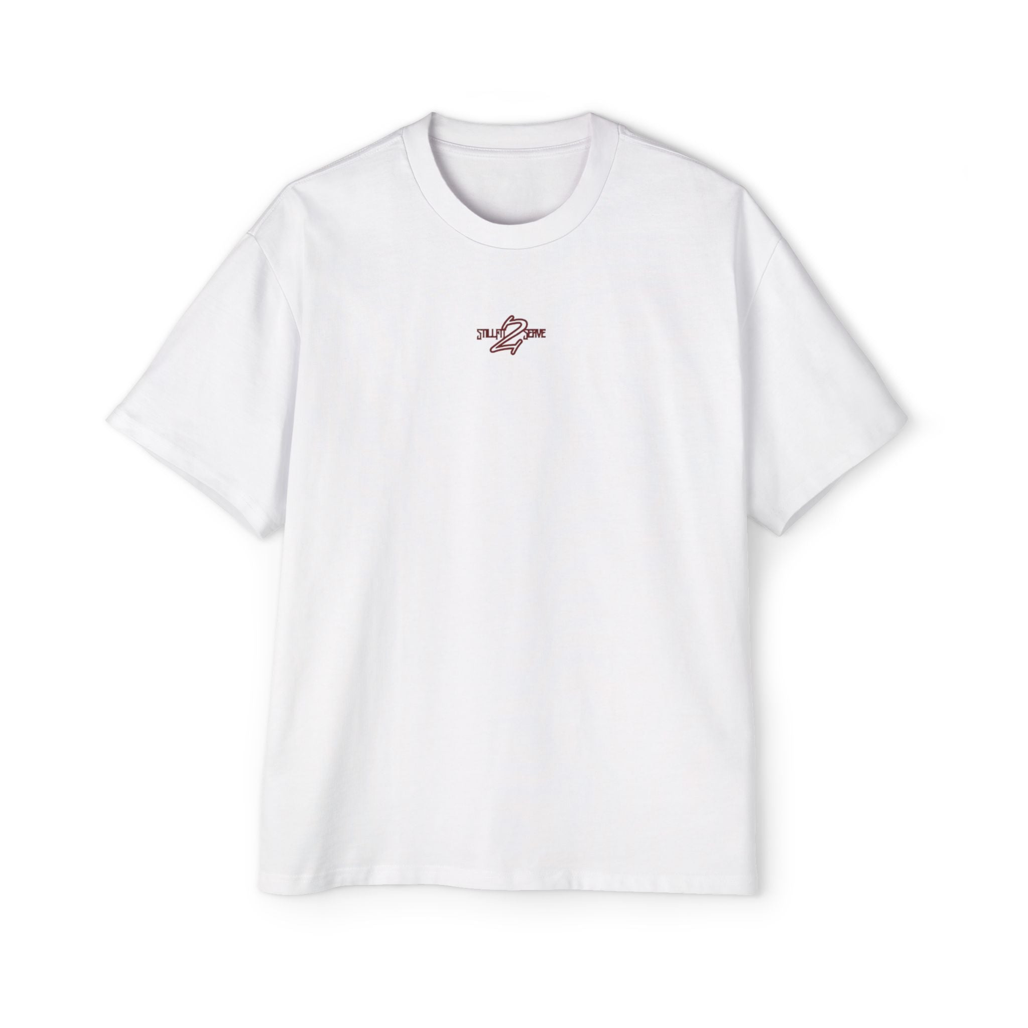 Rose Emblem Tee — Men's Oversized T-Shirt with Gothic Rose Back Print