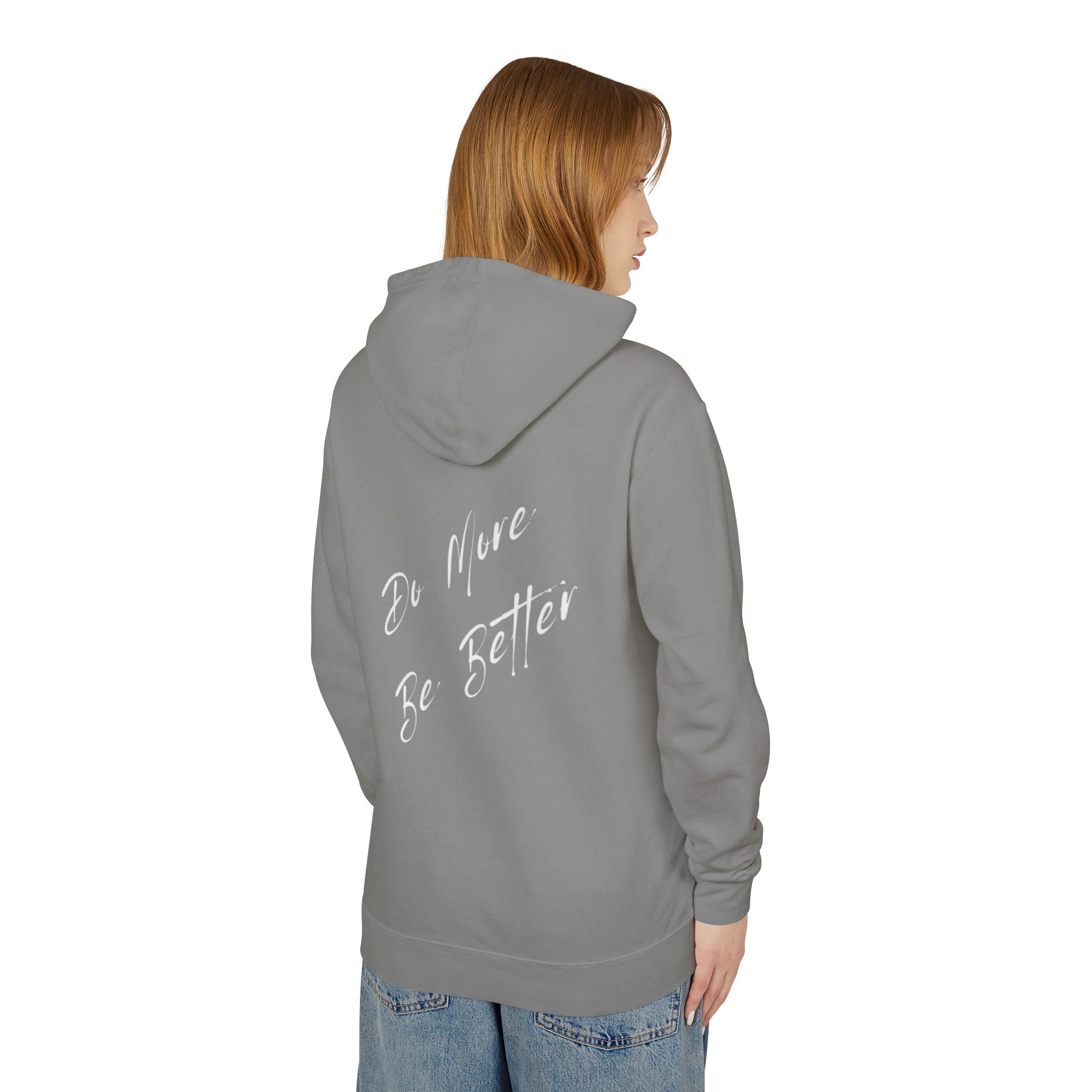 Make A Statement  — 'Do More Be Better' Minimal Script Back Print