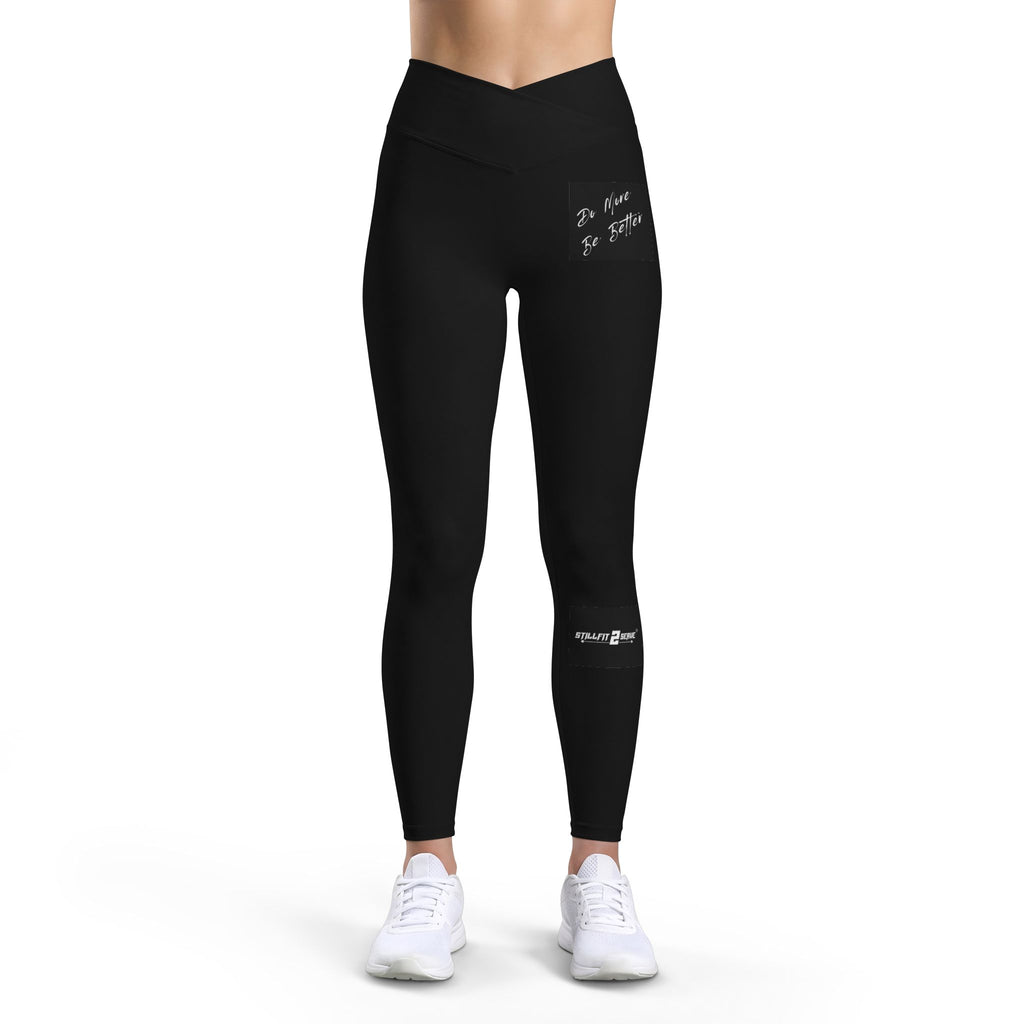 Black 'Do More, Be More' Luxe Leggings – High-Waist Women's Activewear