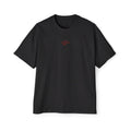Rose Emblem Tee — Men's Oversized T-Shirt with Gothic Rose Back Print