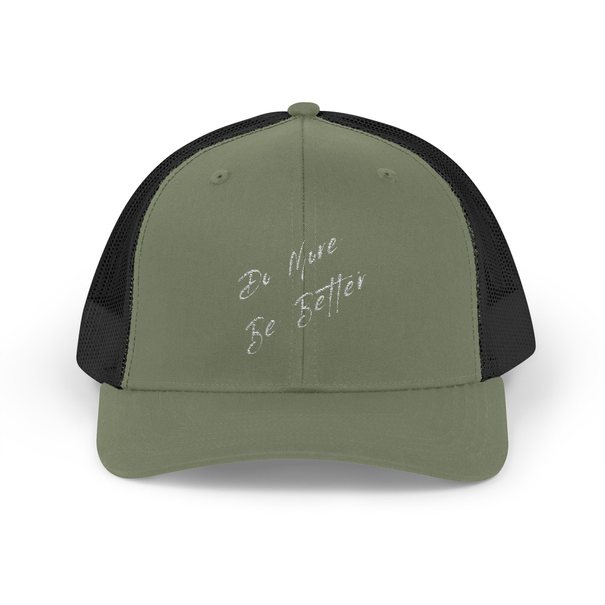 Trucker Cap — "Do More, Be Better" Embroidered Snapback