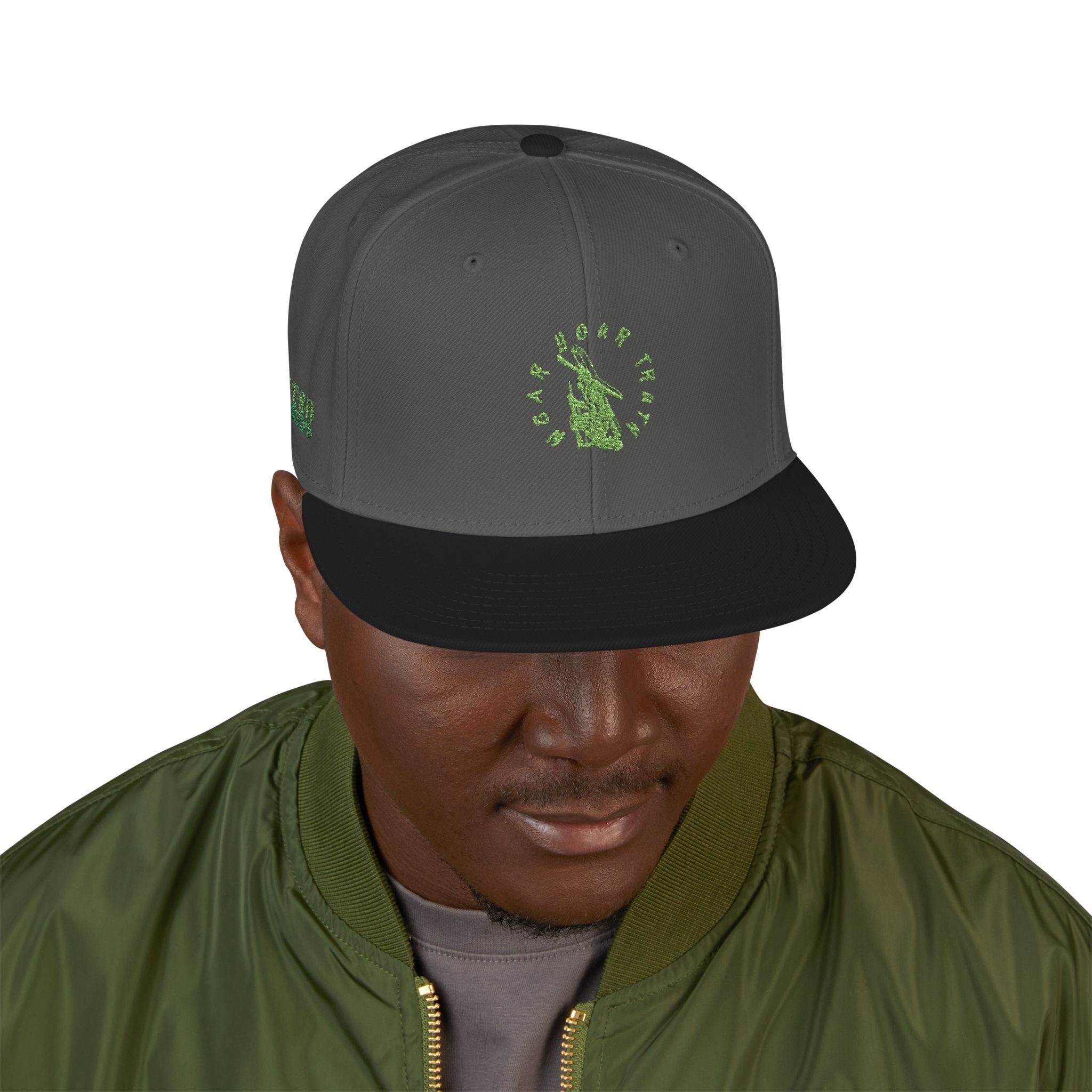 Burden Bearer  Green Light Snapback Hat