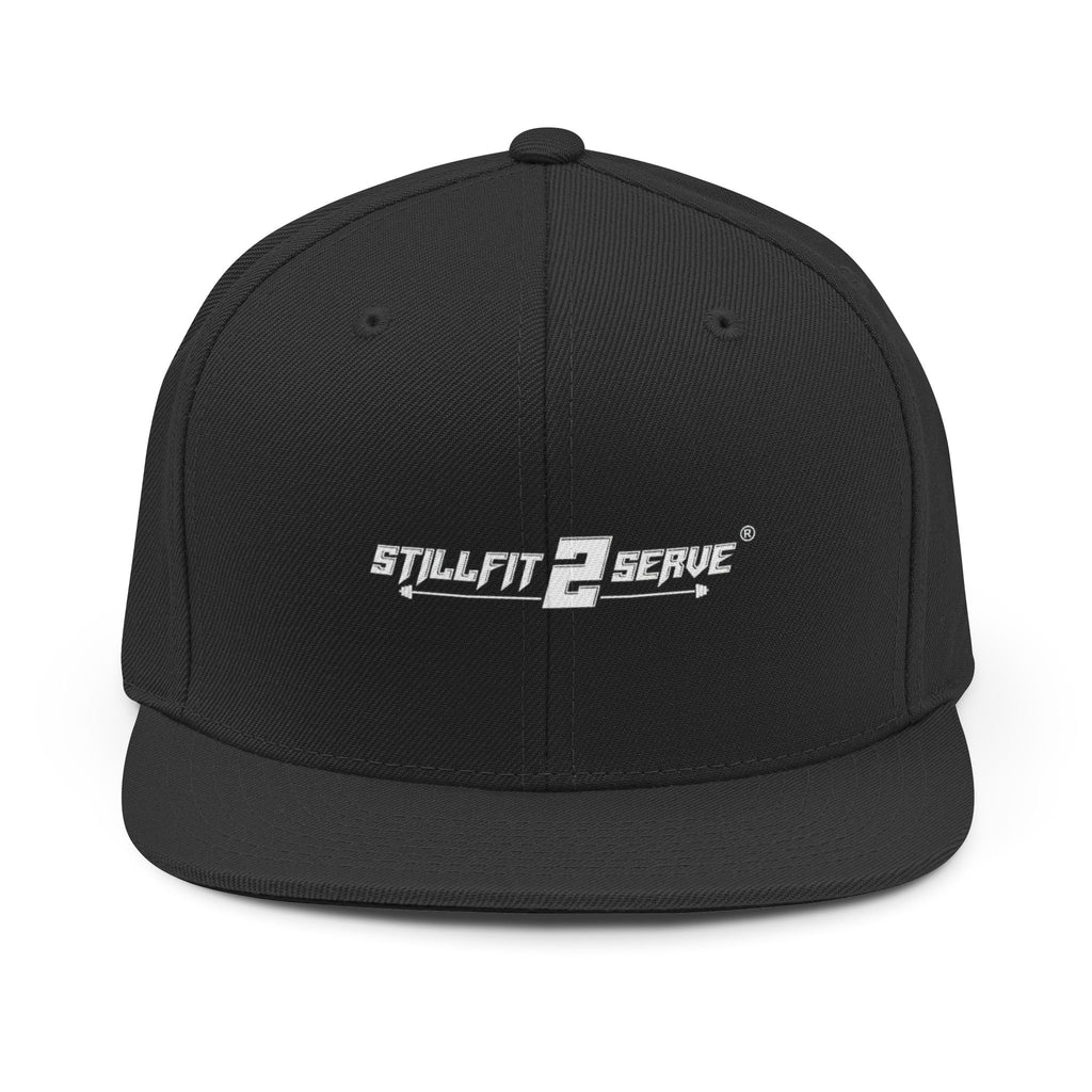 StillFit2Serve Snapback Hat — Athletic Logo Flat-Brim Cap