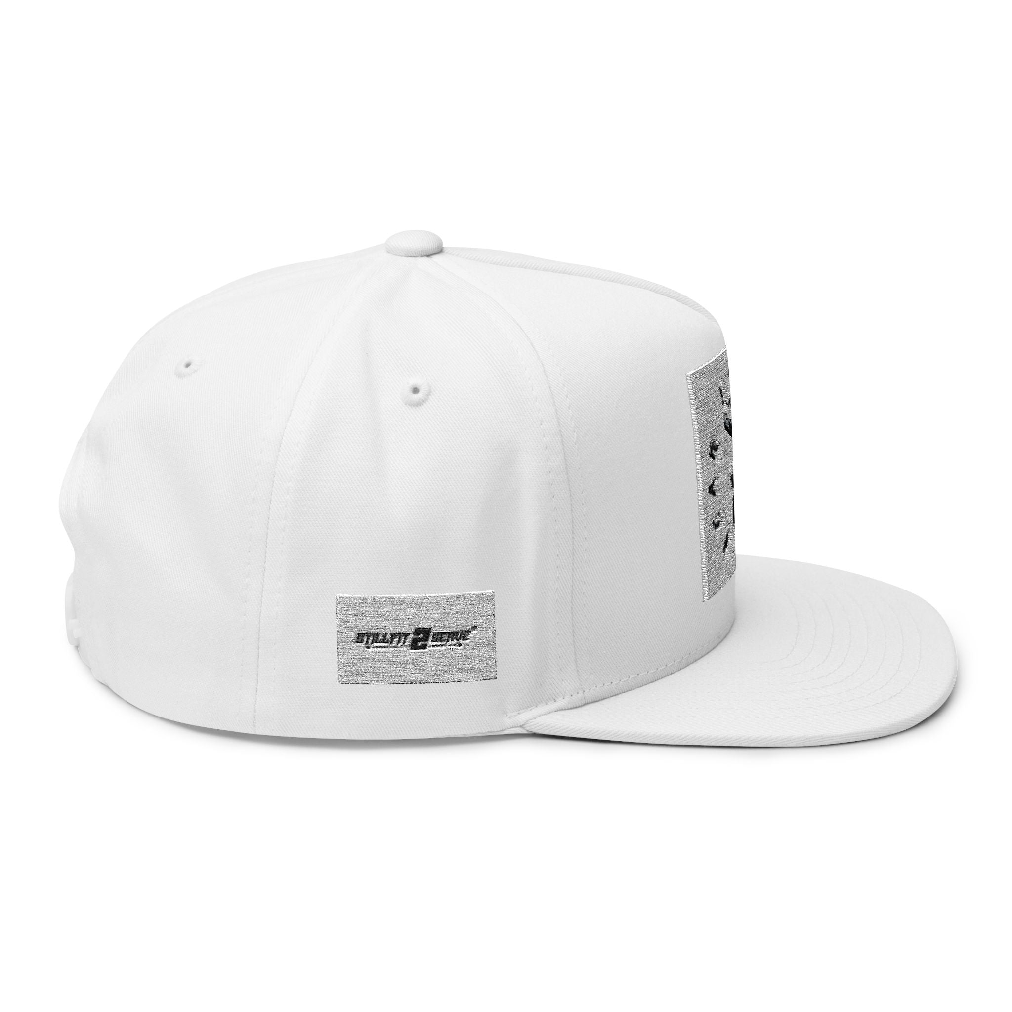 Flat Bill Cap — 'Gator Trails' Embroidered Snapback Hat