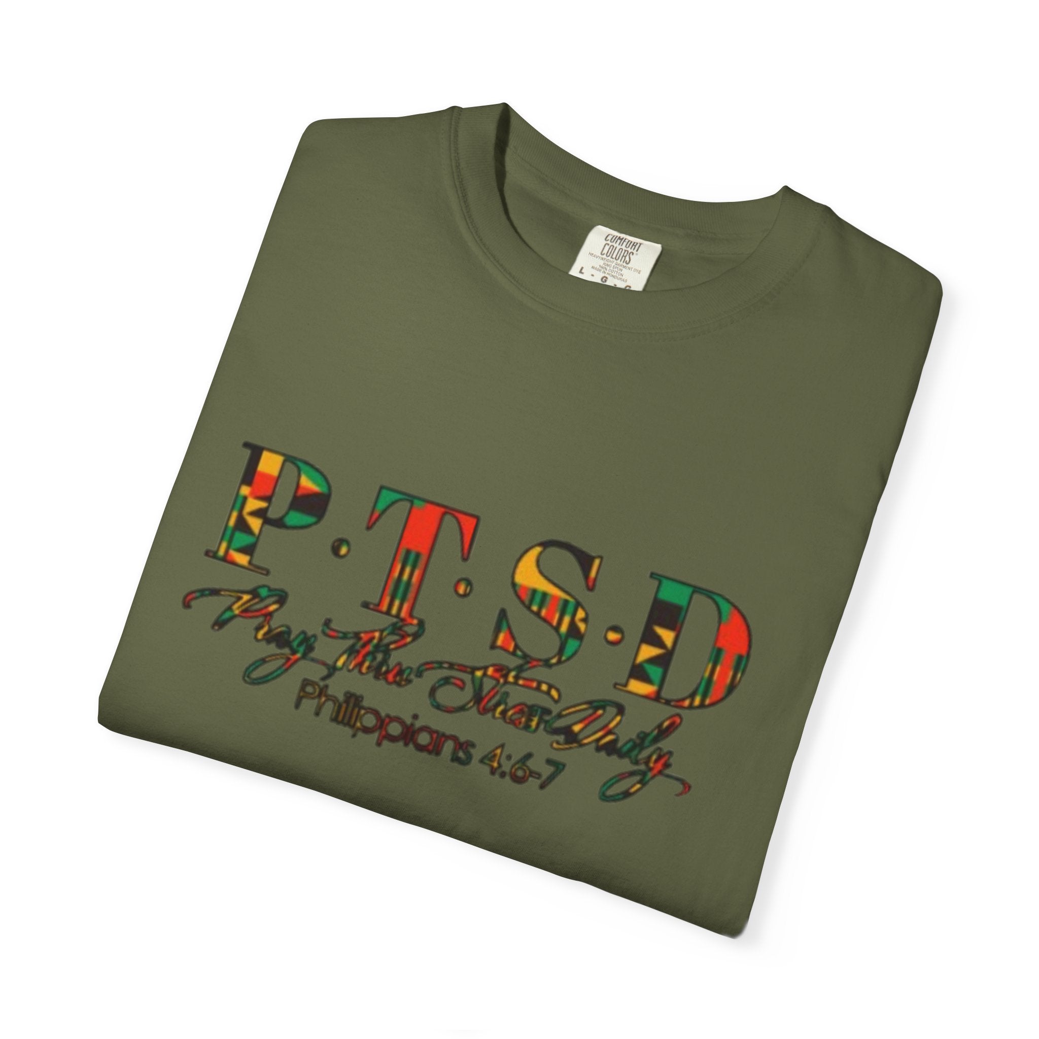 PTSD Ancestry Series  – Philippians 4:6-7 Inspirational Tee