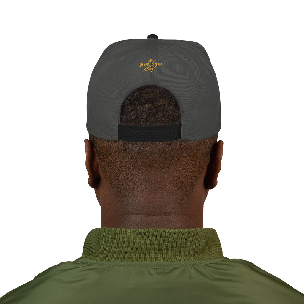 Gold Burden Bearer Snapback Hat - Embroidered Streetwear Cap