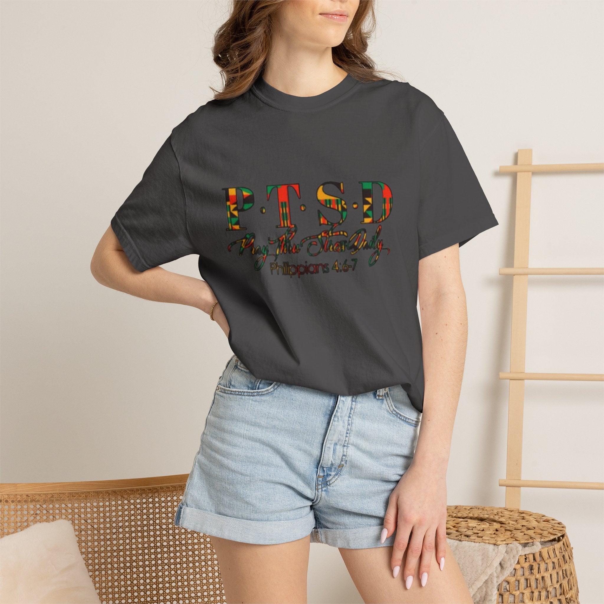 PTSD Ancestry Series  – Philippians 4:6-7 Inspirational Tee